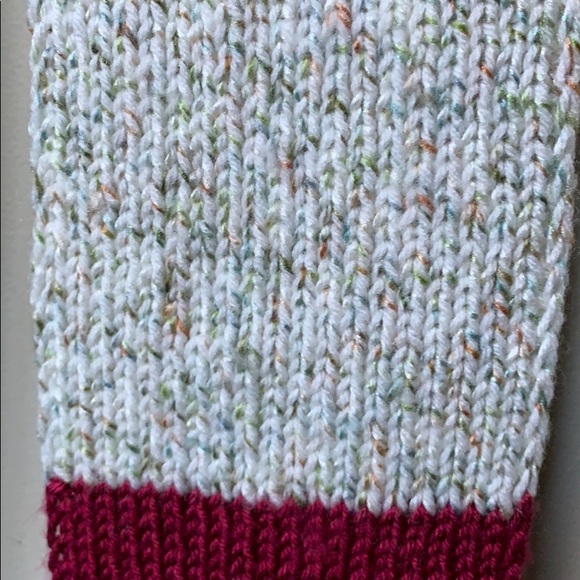 $20/2 Color-blocking Scarf Unisex Cable Knit - Picture 8 of 9